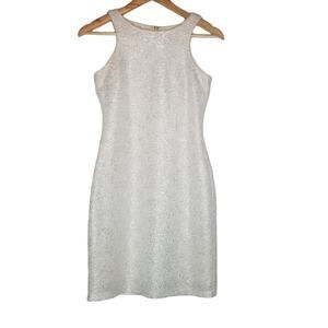 Speechless Dress Sleeveless Mini Dress White Gold Juniors 3